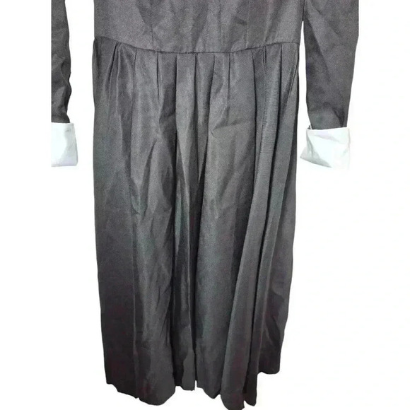 Wednesday The Addams Family Costume Girls Adams Fancy Dress Size Length 47" *CUT - Picture 9 of 16